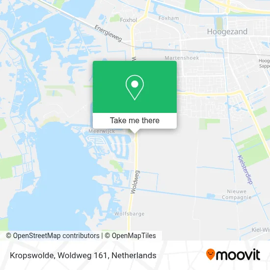 Kropswolde, Woldweg 161 map