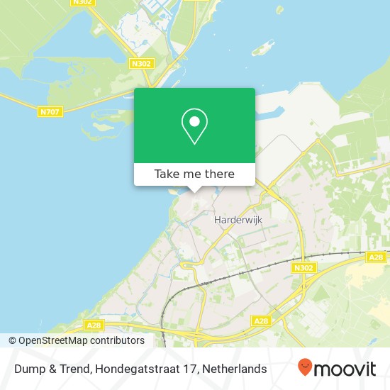 Dump & Trend, Hondegatstraat 17 Karte
