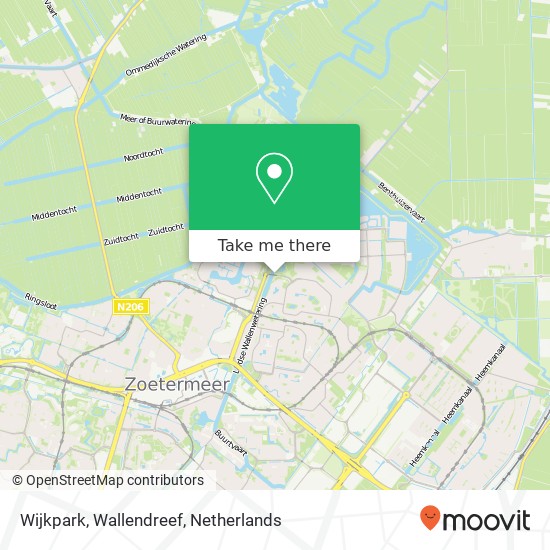 Wijkpark, Wallendreef map