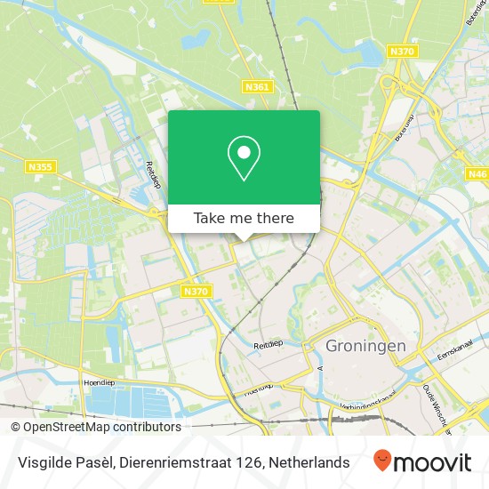 Visgilde Pasèl, Dierenriemstraat 126 map