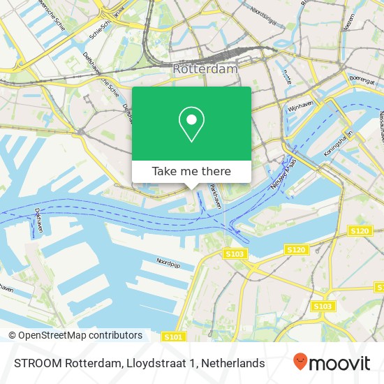 STROOM Rotterdam, Lloydstraat 1 map