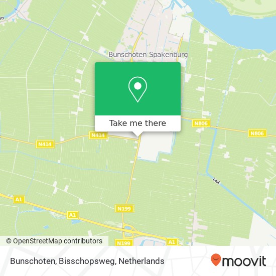 Bunschoten, Bisschopsweg Karte