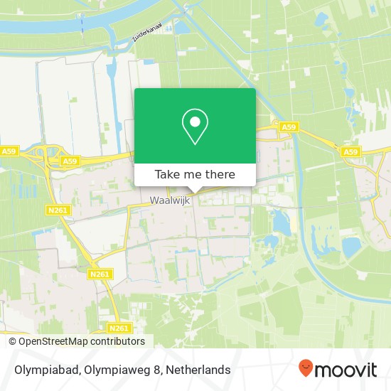 Olympiabad, Olympiaweg 8 Karte