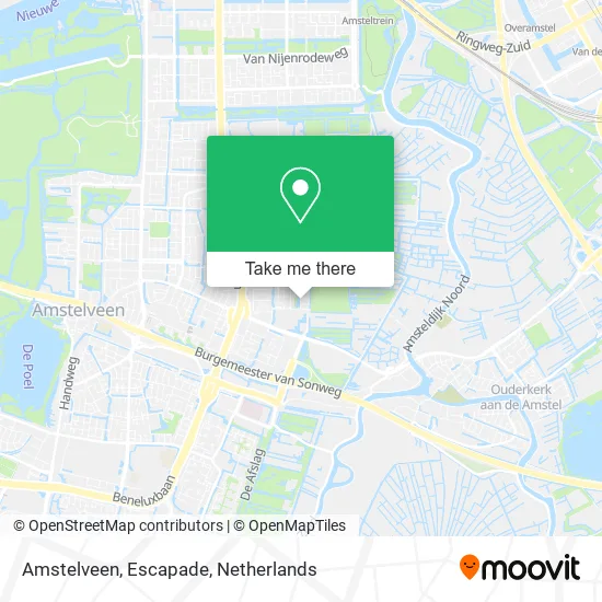 Amstelveen, Escapade map