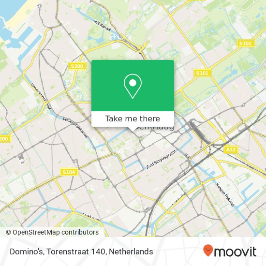 Domino's, Torenstraat 140 map