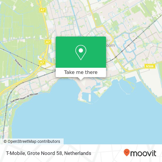 T-Mobile, Grote Noord 58 Karte