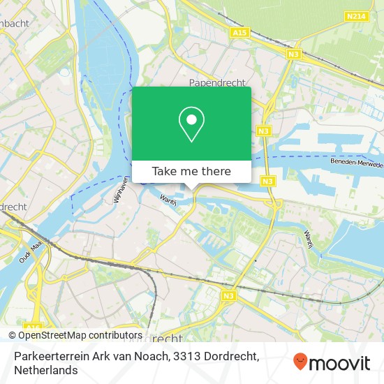 Parkeerterrein Ark van Noach, 3313 Dordrecht map