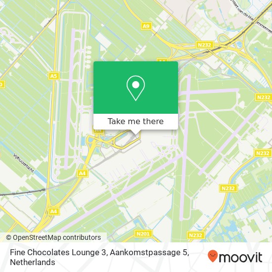 Fine Chocolates Lounge 3, Aankomstpassage 5 map