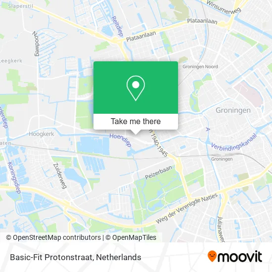 Basic-Fit Protonstraat map