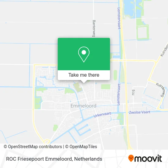 ROC Friesepoort Emmeloord map