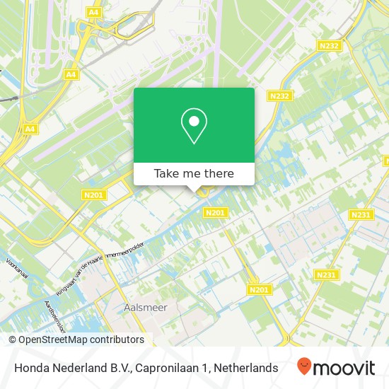Honda Nederland B.V., Capronilaan 1 map