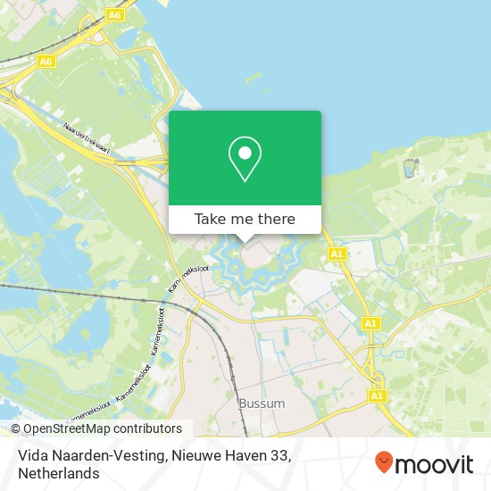 Vida Naarden-Vesting, Nieuwe Haven 33 map