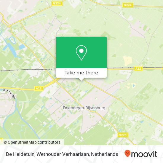 De Heidetuin, Wethouder Verhaarlaan map