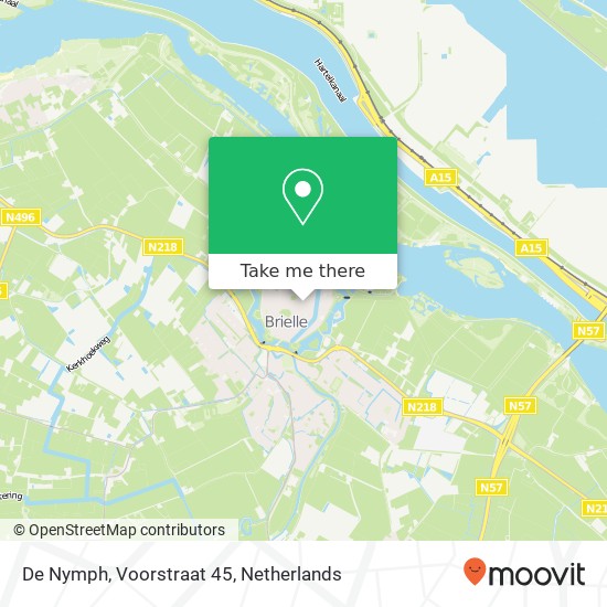 De Nymph, Voorstraat 45 map