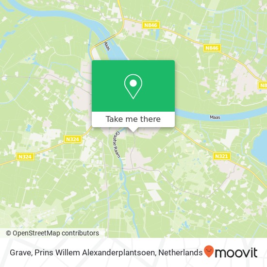 Grave, Prins Willem Alexanderplantsoen map