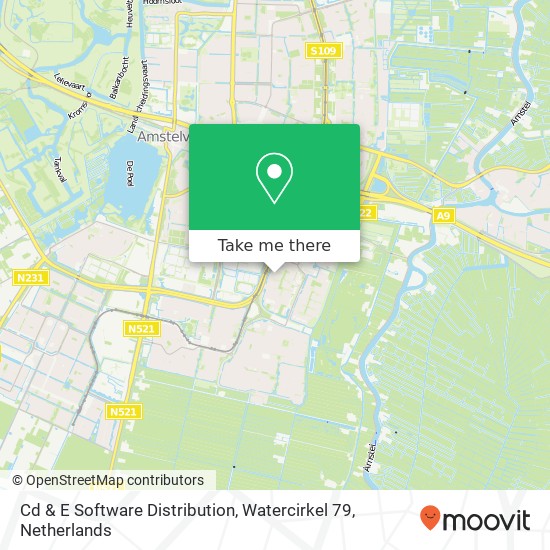 Cd & E Software Distribution, Watercirkel 79 map