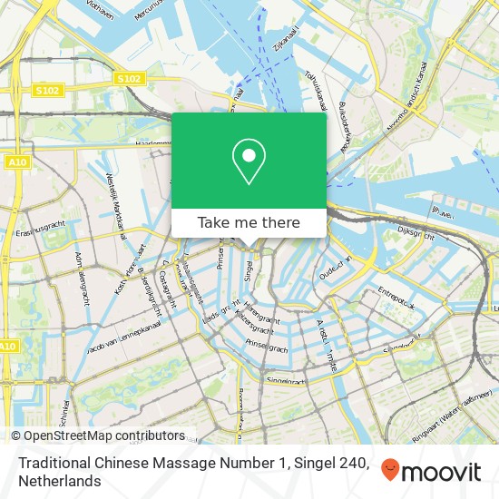 Traditional Chinese Massage Number 1, Singel 240 map