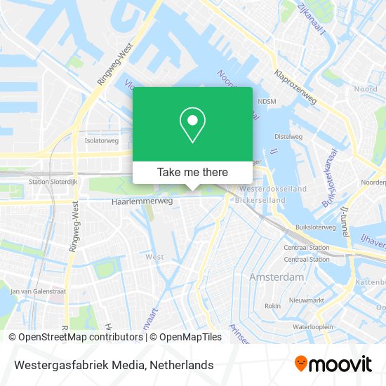 Westergasfabriek Media map
