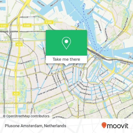 Plusone Amsterdam map