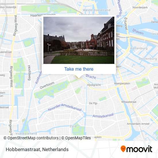 Hobbemastraat map