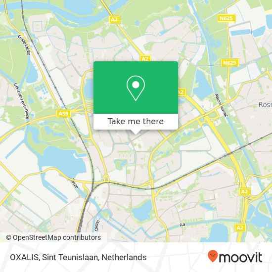 OXALIS, Sint Teunislaan map