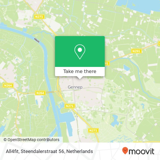 All4fit, Steendalerstraat 56 map