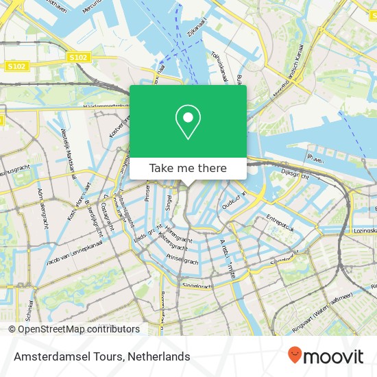 Amsterdamsel Tours map