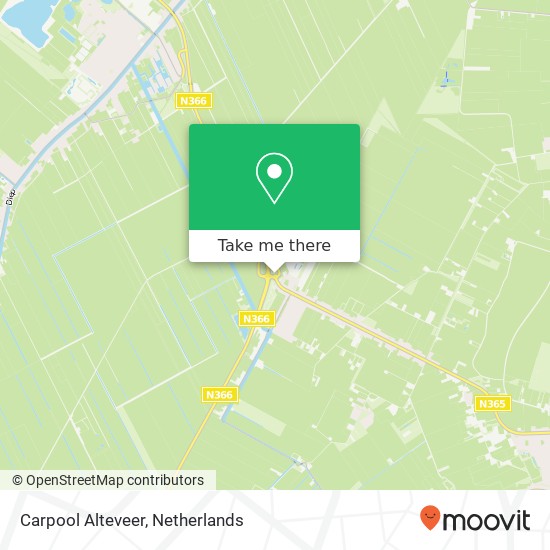 Carpool Alteveer, Provincialeweg Karte