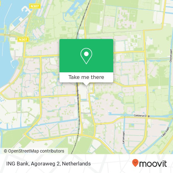 ING Bank, Agoraweg 2 map