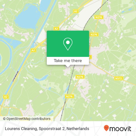 Lourens Cleaning, Spoorstraat 2 map