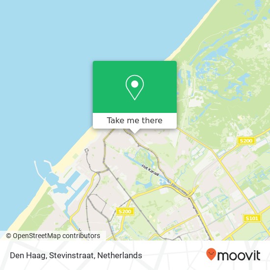 Den Haag, Stevinstraat map