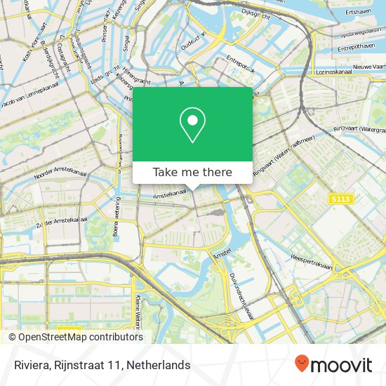 Riviera, Rijnstraat 11 map