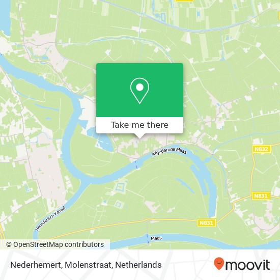 Nederhemert, Molenstraat map