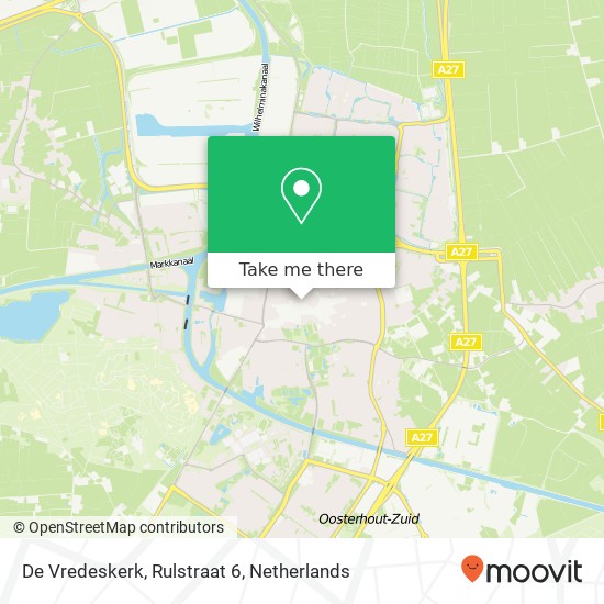 De Vredeskerk, Rulstraat 6 map