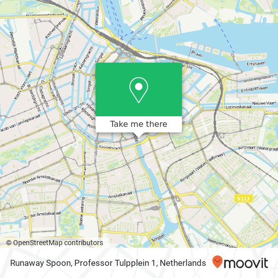 Runaway Spoon, Professor Tulpplein 1 map