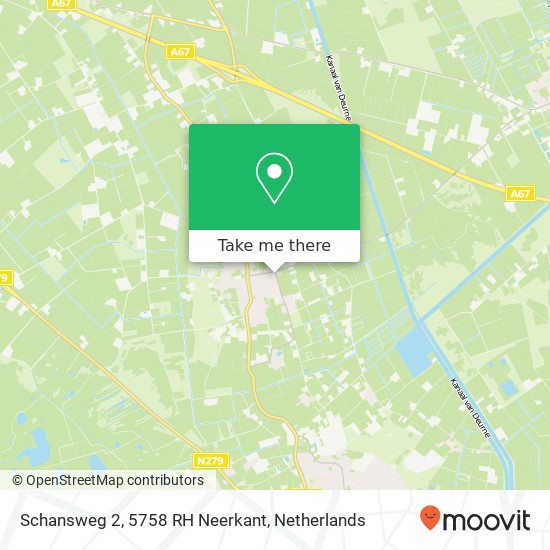 Schansweg 2, 5758 RH Neerkant map