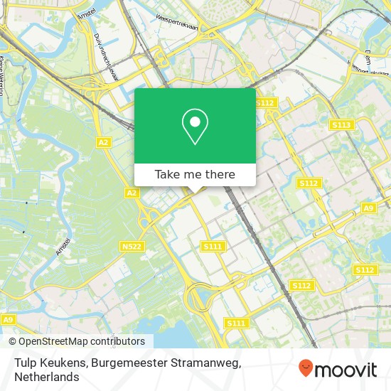 Tulp Keukens, Burgemeester Stramanweg map