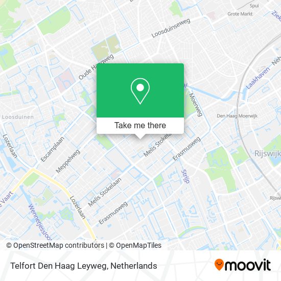 Telfort Den Haag Leyweg map