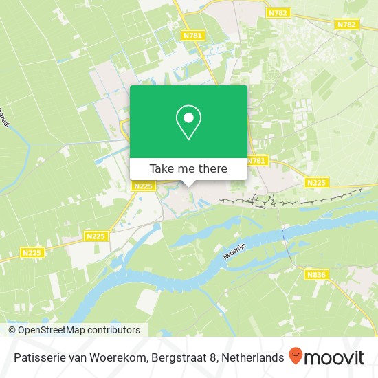 Patisserie van Woerekom, Bergstraat 8 Karte