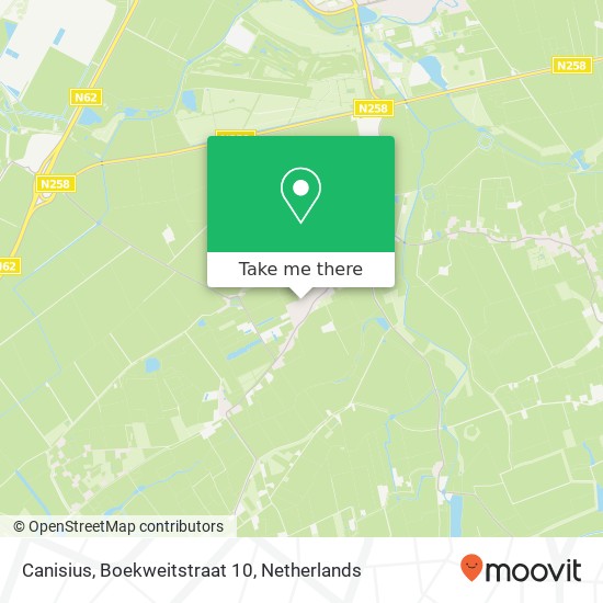 Canisius, Boekweitstraat 10 Karte