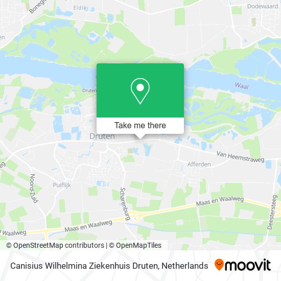 Canisius Wilhelmina Ziekenhuis Druten map