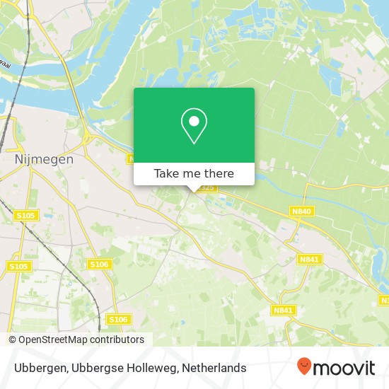 Ubbergen, Ubbergse Holleweg map
