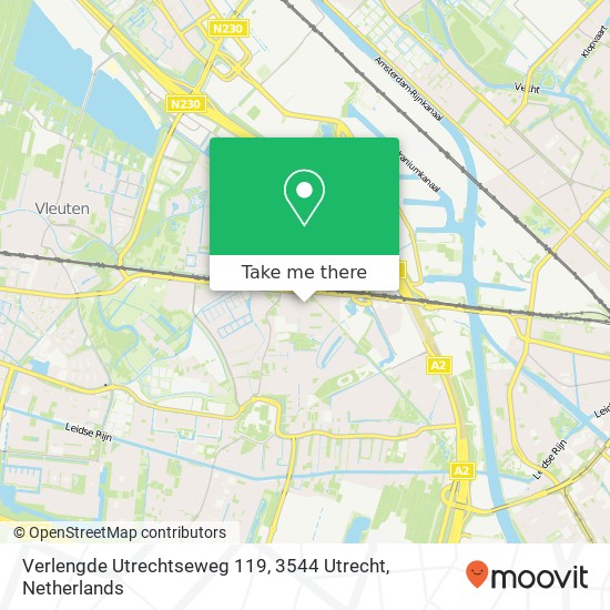 Verlengde Utrechtseweg 119, 3544 Utrecht map