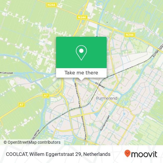 COOLCAT, Willem Eggertstraat 29 map