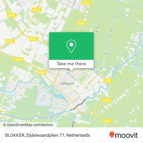 BLOKKER, Zijdelwaardplein 77 map