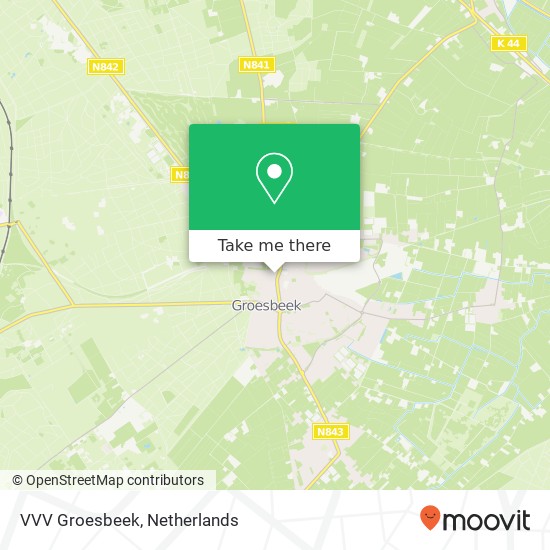 VVV Groesbeek map