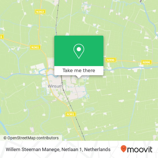 Willem Steeman Manege, Netlaan 1 map