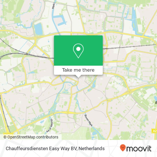 Chauffeursdiensten Easy Way BV map