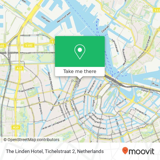 The Linden Hotel, Tichelstraat 2 map