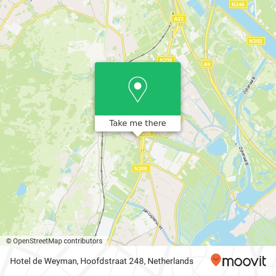 Hotel de Weyman, Hoofdstraat 248 map